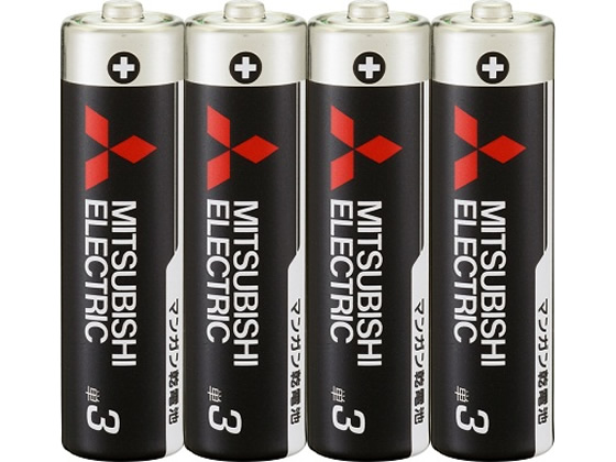 三菱 マンガン乾電池 単3形 4本 R6PUD 4S 三菱 マンガン乾電池 単3形 4本 R6PUD 4S