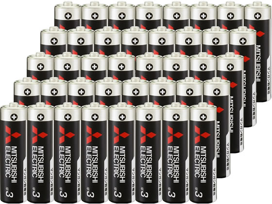三菱 マンガン乾電池 単3形 40本 R6PUD 4S 三菱 マンガン乾電池 単3形 40本 R6PUD 4S