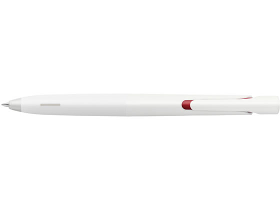ゼブラ エマルジョンボールペン ブレン 0.5mm 白軸 赤インク BAS88-R