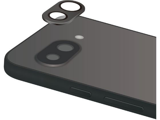 エレコム Google Pixel 9a レンズカバー ガラス 黒 PM-P251FLLG エレコム Google Pixel 9a レンズカバー ガラス 黒 PM-P251FLLG