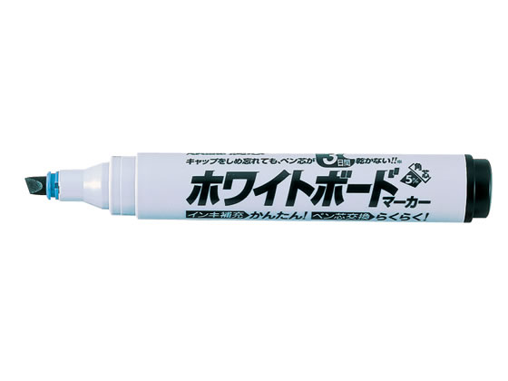 シヤチハタ アートライン潤芯ホワイトボードマーカー角芯 黒 K-529クロ