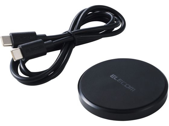 エレコム ワイヤレス充電器 Qi認証 最大12W ブラック W-QA28BK エレコム ワイヤレス充電器 Qi認証 最大12W ブラック W-QA28BK