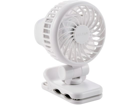 エレコム 小型 扇風機 2way 卓上 クリップ ホワイト FAN-U253WH エレコム 小型 扇風機 2way 卓上 クリップ ホワイト FAN-U253WH