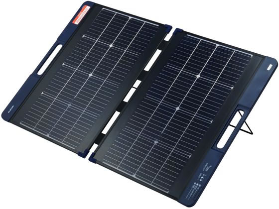 エレコム ソーラーパネル ポータブル電源用 100W ネイビー エレコム ソーラーパネル ポータブル電源用 100W ネイビー