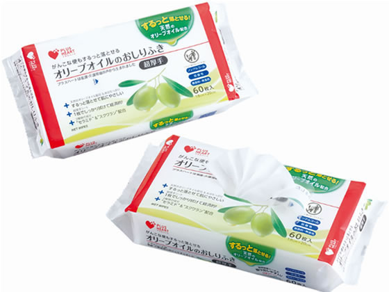 オオサキメディカル オリーブオイルのおしりふき 60枚入 72005