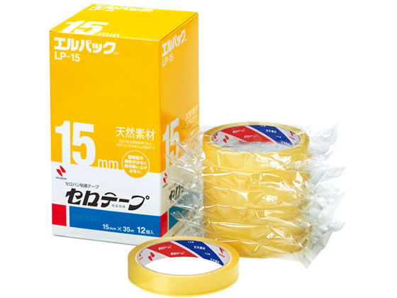 ニチバン セロテープ 大巻 エルパック 15mm×35m 12巻 LP-15