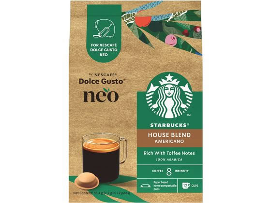 ネスレ ネスカフェ ドルチェ グスト ネオ スターバックス ハウスブレンド 12杯分 ネスレ ネスカフェ ドルチェ グスト ネオ スターバックス ハウスブレンド 12杯分