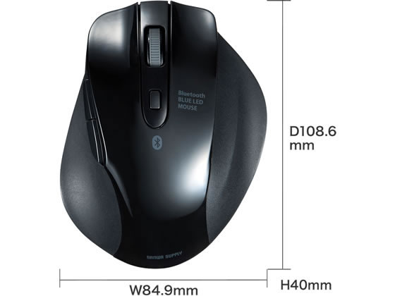 サンワサプライ Bluetooth ブルーledマウス ブラック Ma Btbl1bkが2 296円 ココデカウ