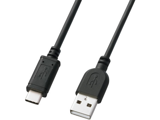 サンワサプライ USB2.0 Type C-Aケーブル 1m ブラック KU-CA10K サンワサプライ USB2.0 Type C-Aケーブル 1m ブラック KU-CA10K