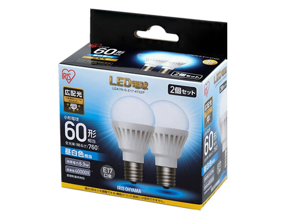 アイリスオーヤマ LED電球広配光760lm昼白2個 アイリスオーヤマ LED電球広配光760lm昼白2個