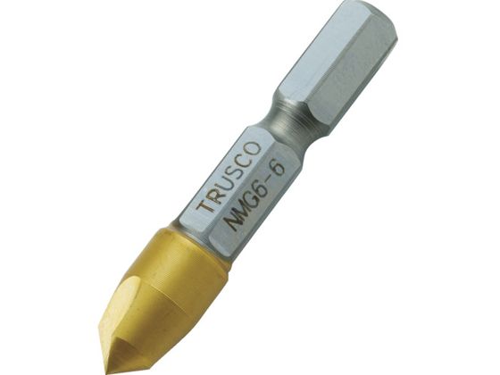TRUSCO 六角軸ナイスメンG 1枚刃 6mm チタンコーティング NMG6-6 TRUSCO 六角軸ナイスメンG 1枚刃 6mm チタンコーティング NMG6-6