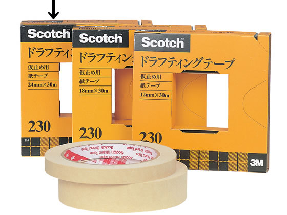 3M ドラフティングテープ 230-3-24