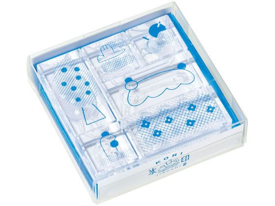 キングジム 透明スタンプ 氷印 セット モリセット CLSSA-003 キングジム 透明スタンプ 氷印 セット モリセット CLSSA-003