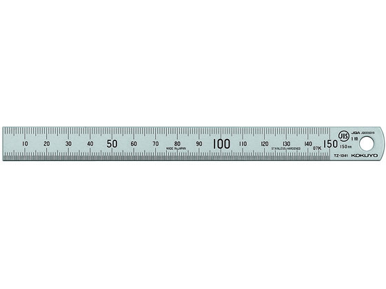 まとめ) コクヨ ステンレス直定規 C型 JIS1級 15cm TZ-1341 1個 〔×30