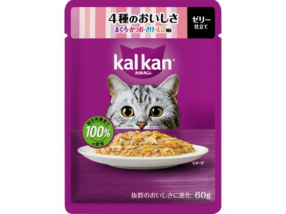 マースジャパンリミテッド カルカンパウチ まぐろ・かつお・鮭・えび 60g マースジャパンリミテッド カルカンパウチ まぐろ・かつお・鮭・えび 60g
