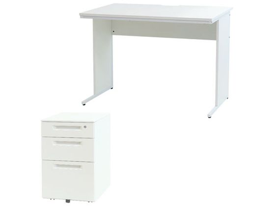 Netforce デスクワゴンセット W1000×D700mm デスクWH ワゴンWH Netforce デスクワゴンセット W1000×D700mm デスクWH ワゴンWH