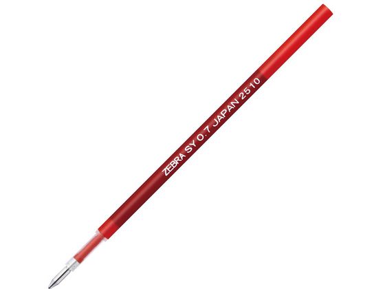 ゼブラ ブレンユー替芯 SY-0.7芯 赤 P-RSY7-R ゼブラ ブレンユー替芯 SY-0.7芯 赤 P-RSY7-R