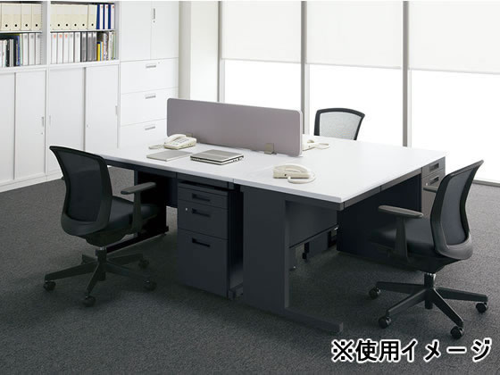 コクヨ インベントデスク 平机 W1200×D600×H700 ブラック 