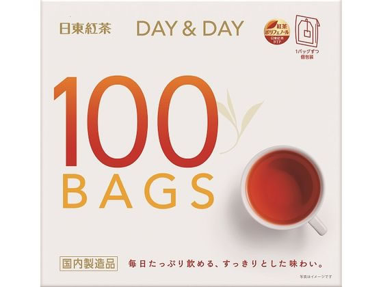三井農林 紅茶ティーバッグ DAY & DAY 100バッグ入 三井農林 紅茶ティーバッグ DAY & DAY 100バッグ入