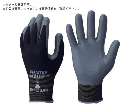 SHOWA ニトリルゴム背抜き手袋 No371組立グリップクラスター ブラック SHOWA ニトリルゴム背抜き手袋 No371組立グリップクラスター ブラック