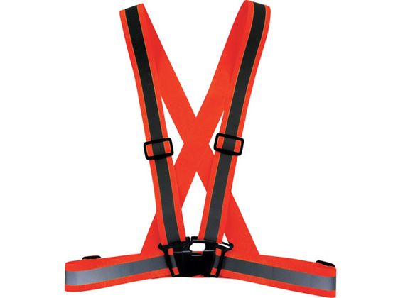 喜多 ストレッチ安全ベルト 4cm幅 No6090 オレンジ フリー 喜多 ストレッチ安全ベルト 4cm幅 No6090 オレンジ フリー