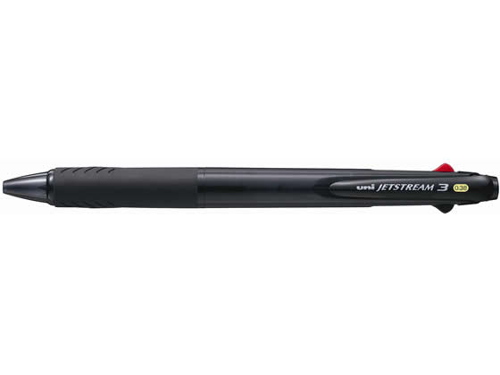 三菱鉛筆 ジェットストリーム3色0.38mm透明黒 SXE340038T.24