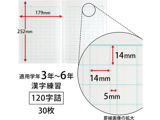 キョクトウ かんがえる学習帳 漢字練習 1字詰 L416が125円 ココデカウ