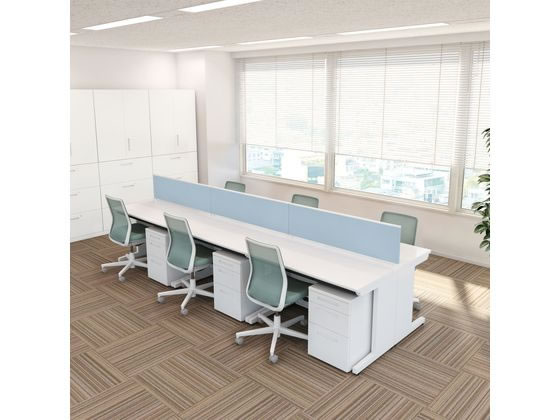 コクヨ品番 DSEV-LSF1607-T71 デスクトップパネル　シークエンス　フロントパネル W1565xD24xH700 シークエンス コクヨ(KOKUYO) ⁄ デスクトップパネル フロント （SEQUENCE シークエンスチルト用オプション） ⁄ HSNクロス ⁄  フレームレスタイプ（厚み25mm） ⁄ W1200用（テーブル本体） ⁄ H700（机上350） | WORKAHOLIC store