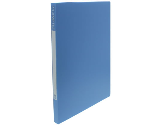 ビュートン クランプファイル PP A4タテ とじ厚10mm ブルー 10冊
