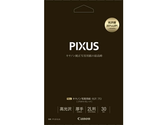 キヤノン 写真用紙・光沢 プロ プラチナグレード 2L判 30枚