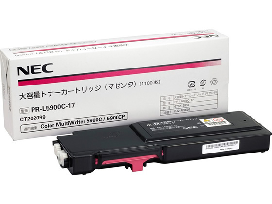 NEC 大容量トナーカートリッジ マゼンタ PR-L5900C-17 NEC 大容量トナーカートリッジ マゼンタ PR-L5900C-17