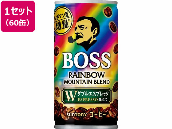 サントリー BOSS(ボス) レインボーマウンテンブレンド 185g 60缶 サントリー BOSS(ボス) レインボーマウンテンブレンド 185g 60缶