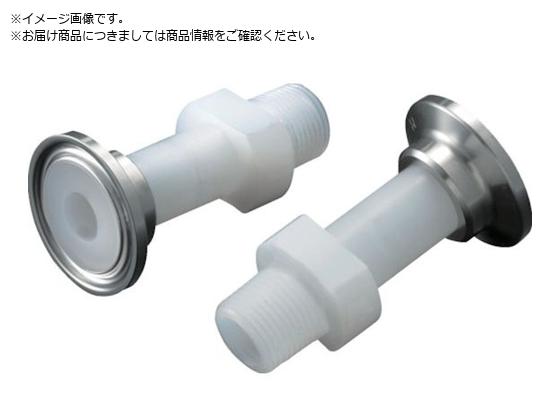 フロンケミカル フッ素樹脂 PFA ヘルール×おねじジョイントR1 2 NR2118-003 フロンケミカル フッ素樹脂 PFA ヘルール×おねじジョイントR1 2 NR2118-003