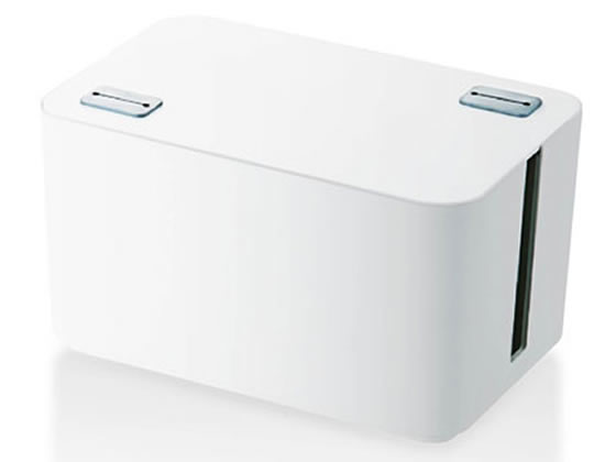エレコム ケーブル収納ボックス 小 ホワイト EKC-BOX002WH エレコム ケーブル収納ボックス 小 ホワイト EKC-BOX002WH