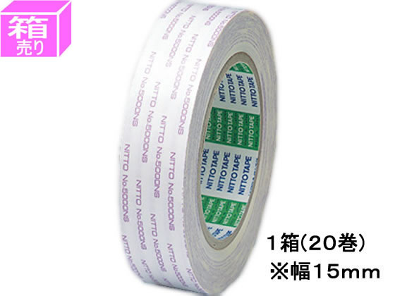 ニトムズ 再剥離一般両面テープ 幅15mm×20m 20巻 J1360 ニトムズ 再剥離一般両面テープ 幅15mm×20m 20巻 J1360