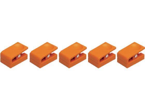 TRUSCO プラマグネットクリップ 橙 5個入 TMCOR-5P TRUSCO プラマグネットクリップ 橙 5個入 TMCOR-5P
