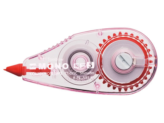 トンボ鉛筆 修正テープ モノCF 5mm ピンク CT-CF5C80 トンボ鉛筆 修正テープ モノCF 5mm ピンク CT-CF5C80