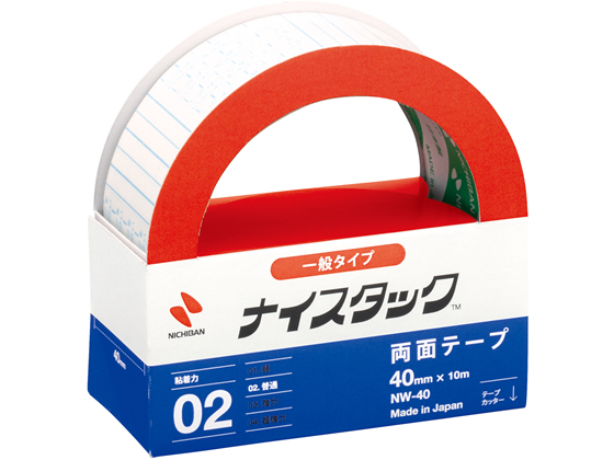 ニチバン 再生紙両面テープ ナイスタック レギュラーサイズ NW-40