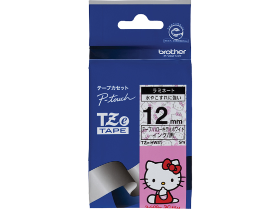 ブラザー ラベルライタ TZテープ ハローキティホワイト TZe-HW31 ブラザー ラベルライタ TZテープ ハローキティホワイト TZe-HW31