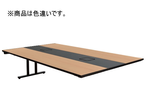 Garage デスクNS フリーアドレスデスク W2400 増設 白木 698224