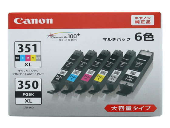 BCI-351XL+350XL キヤノン インクタンク 6MP マルチパック 大容量 ...