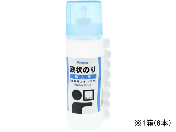 Forestway 液状のり補充用 400ml 6本