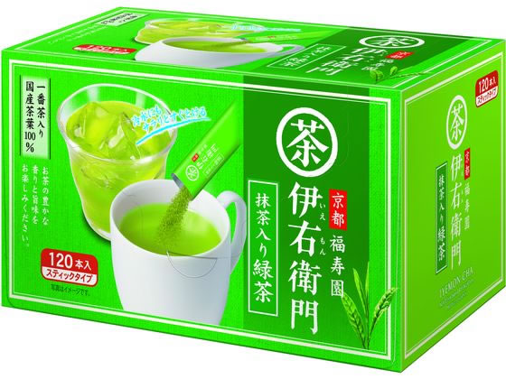 宇治の露製茶 伊右衛門 抹茶入緑茶スティック 120本 宇治の露製茶 伊右衛門 抹茶入緑茶スティック 120本