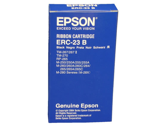 エプソン プリンタリボン黒 ERC-23B