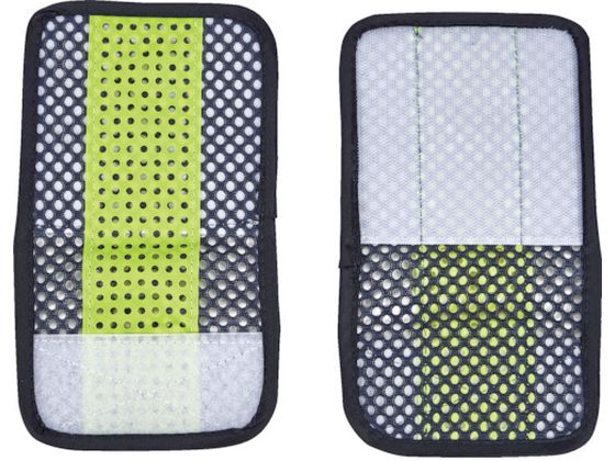TRUSCO メッシュ安全ベスト ウエスト延長パッド 紺*イエロー TMVE-BY TRUSCO メッシュ安全ベスト ウエスト延長パッド 紺*イエロー TMVE-BY