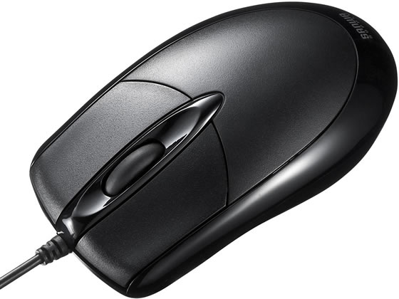 サンワサプライ 有線光学式マウス 3ボタン ブラック MA-130HUBK サンワサプライ 有線光学式マウス 3ボタン ブラック MA-130HUBK