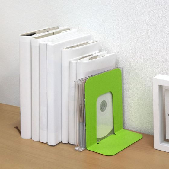 プラス ブックエンド Sサイズ ライム BS-203／36-339 BS-203/36-339が