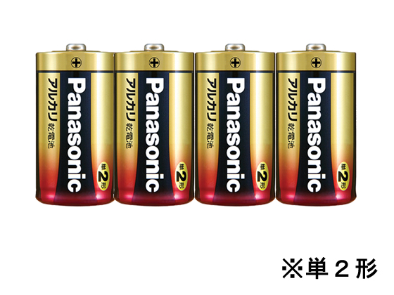 パナソニック アルカリ乾電池単2形4本 LR14XJ 4SW