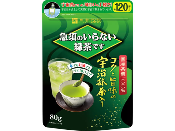 三井農林 急須のいらない緑茶です 詰替用袋80g 三井農林 急須のいらない緑茶です 詰替用袋80g