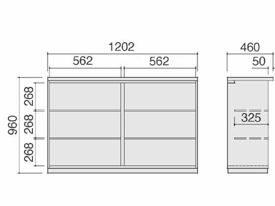 コクヨ品番 CO-LEN5P81N カウンター LD2 E ハイ 中棚付 CO-LEH8F1送料無料 | コクヨ ユニット型カウンターLD2通販 -